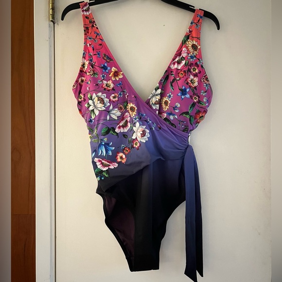 Johnny Was Floral Swimsuit - Picture 2 of 7